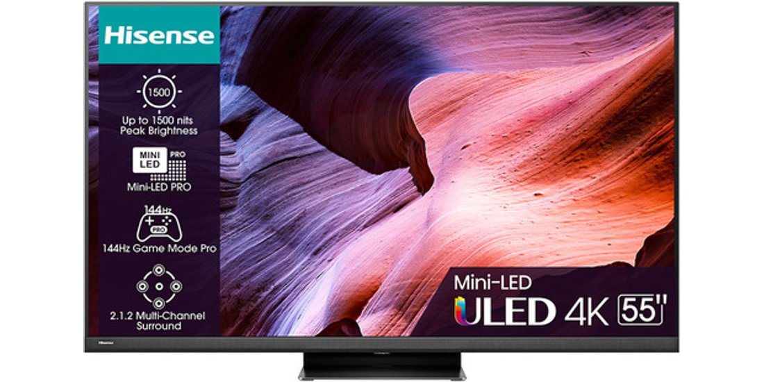Hisense Smart TV Mini-LED 55” 4K 55U8KQ