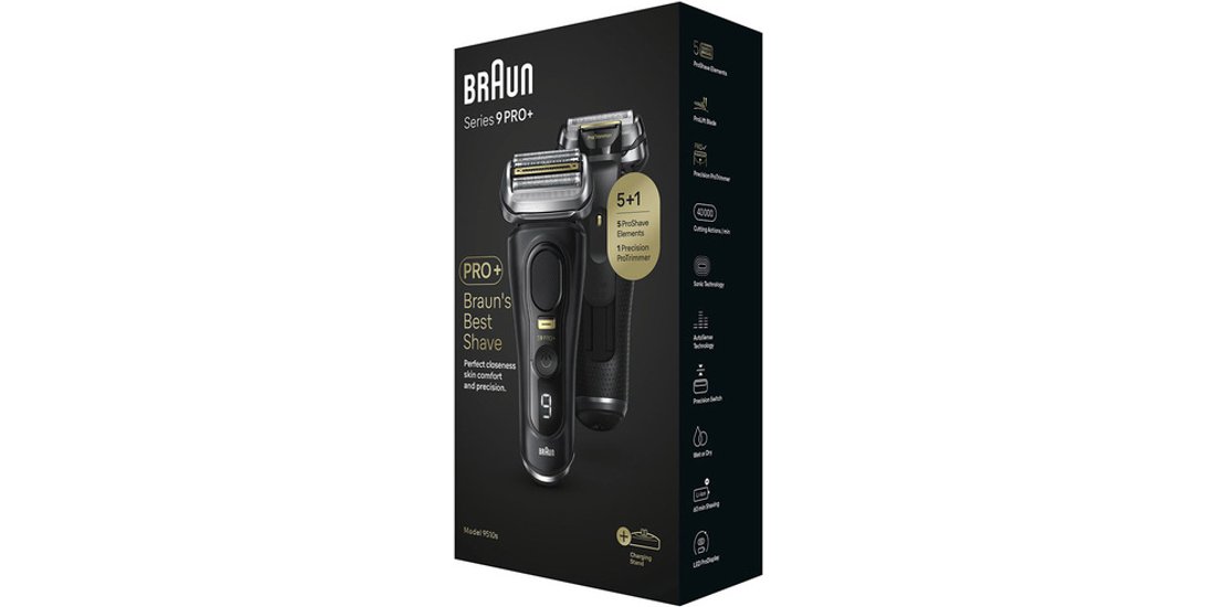 Braun Series 9 Pro+ 9510s Wet & Dry Rasoio Trimmer…