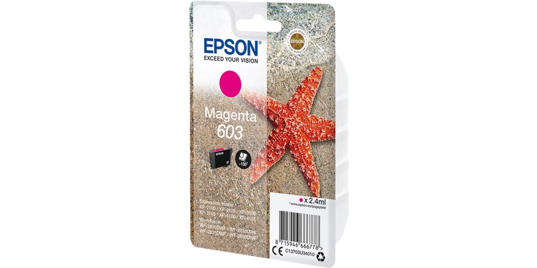 Epson Singlepack Magenta 603 Ink