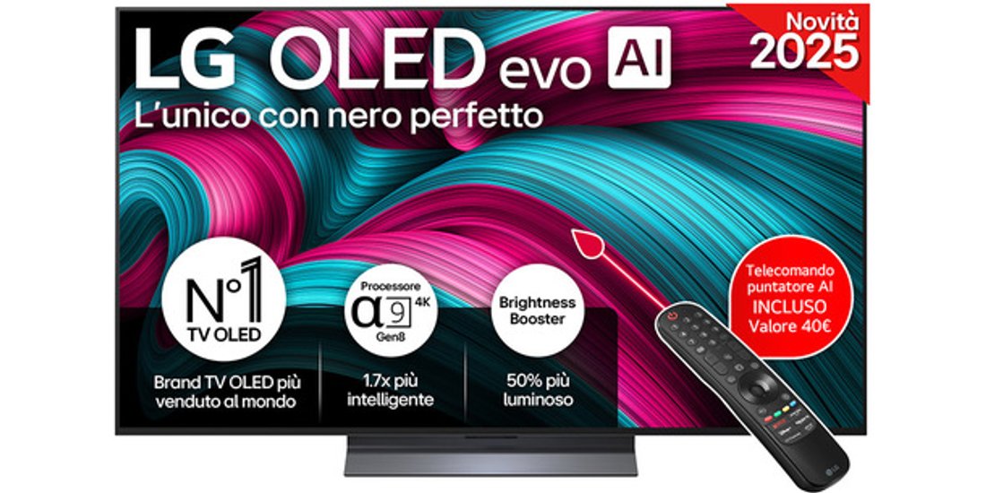 LG OLED evo AI OLED55C55LA TV Serie C5 55” 4K…