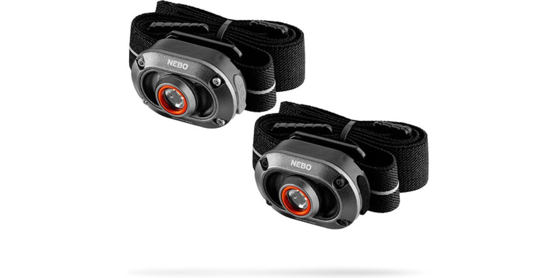 NEBO PACK DI 2 LAMPADE FRONTALI RICARICABILI …