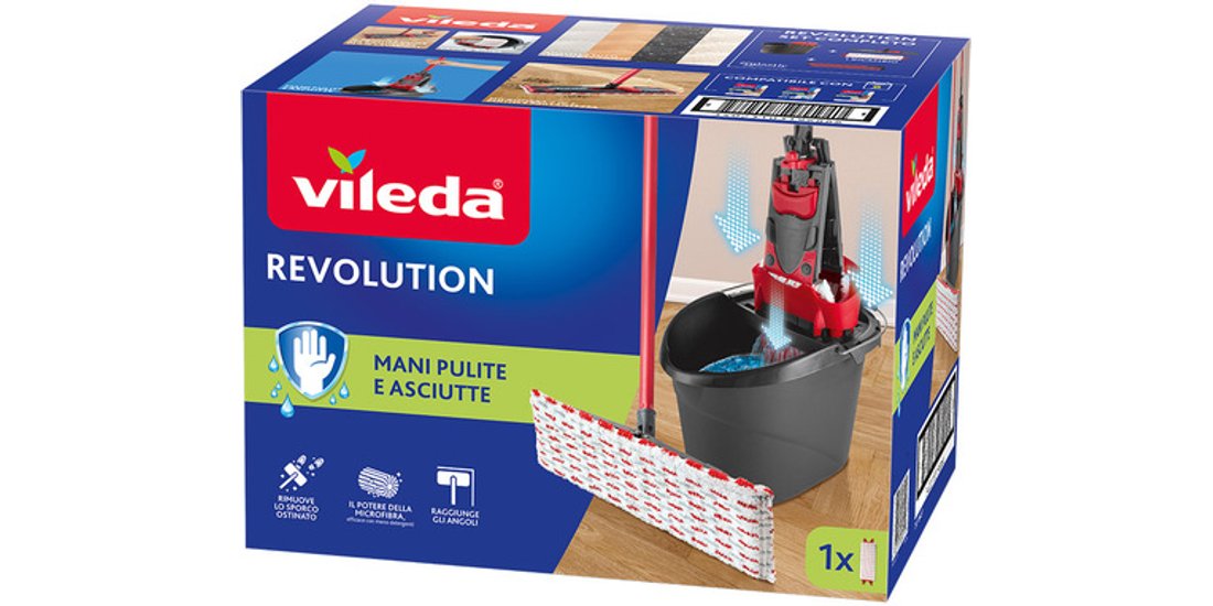 Vileda Box Revolution sistema lavapavimenti