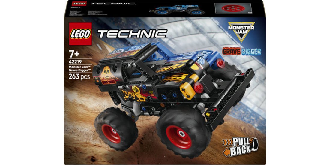 LEGO Technic 42219 Monster Jam Grave Digger Fuoco…
