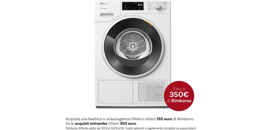 Miele TWD640WP asciugatrice Caricamento frontale…