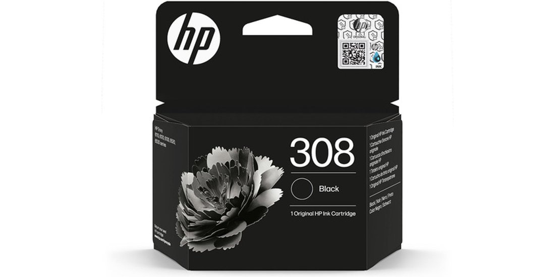HP Cartuccia di inchiostro nero originale 308
