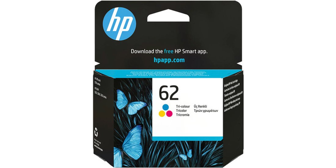 HP Cartuccia originale inchiostro tricromia 62…