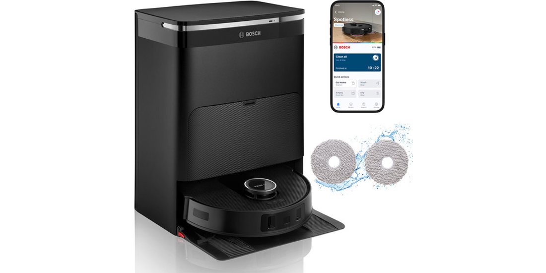 Bosch BCRDW3B Robot aspirapolvere e lavapavimenti…