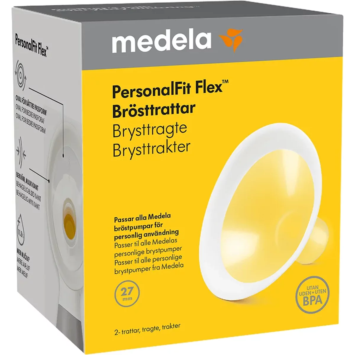 Medela PersonalFit Flex Brösttratt 2-pack 27 mm