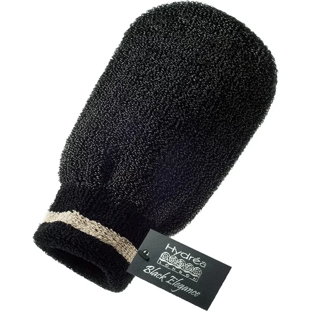 Hydrea London Exfoliating Spa Mitt Black