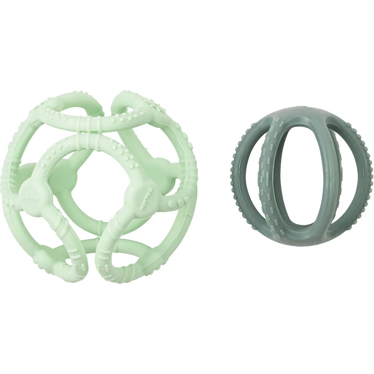 Nattou Soft Silicone Aktivitetsboll Grön