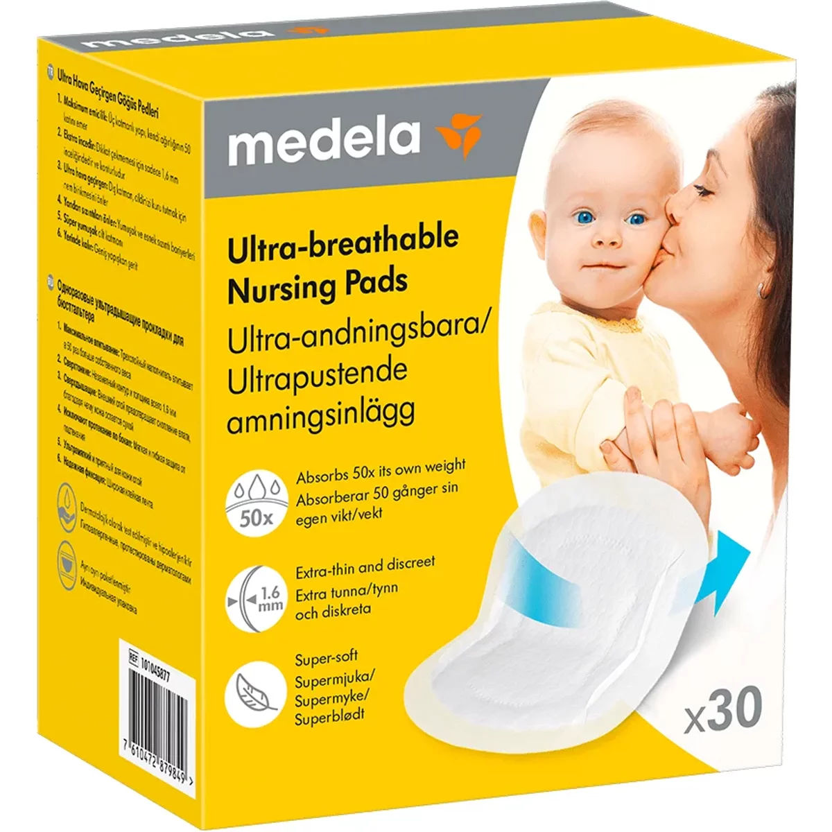 Medela Ultra-Andningsbara Amningsinlägg 30-pack