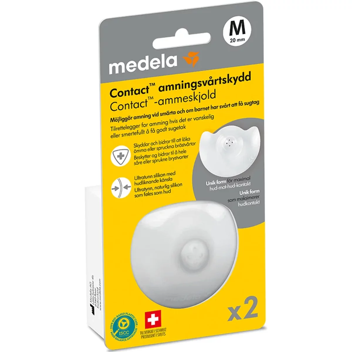Medela Contact amningsvårtskydd 2st M