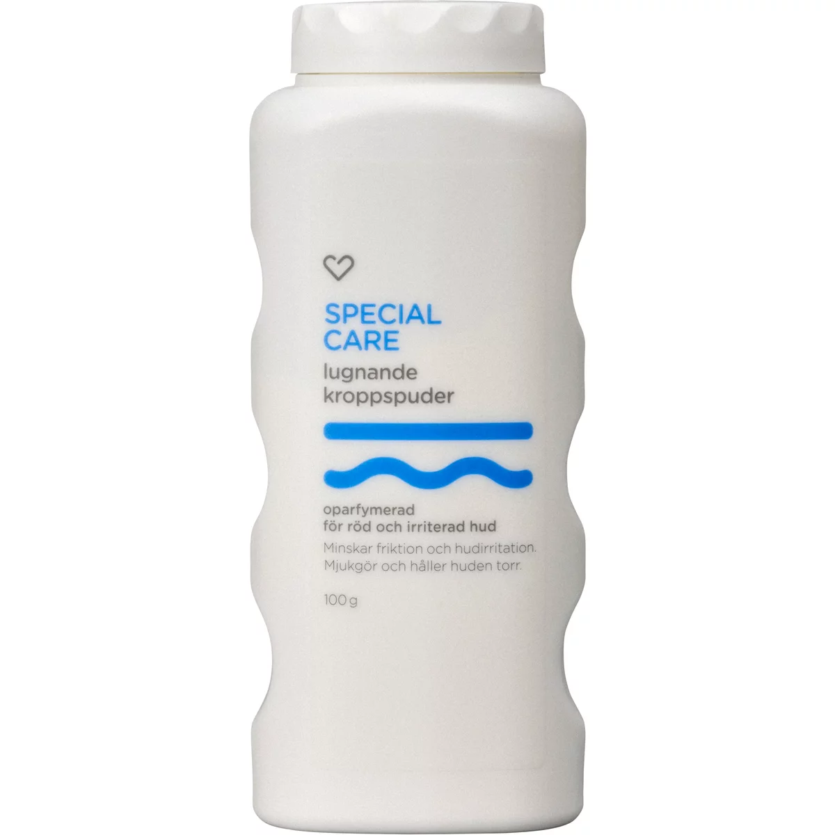 Hjärtats Special Care Lugnande Kroppspuder Oparfymerat 100 g