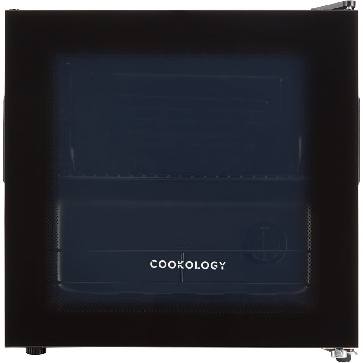46L Black Mini Table Top Drinks Fridge