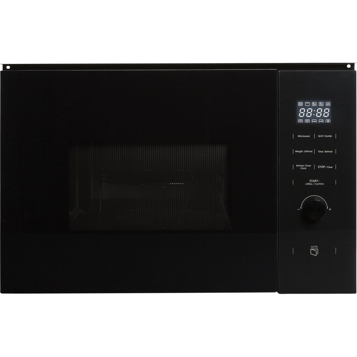 25L Black Built-In 900W Microwave with Grill