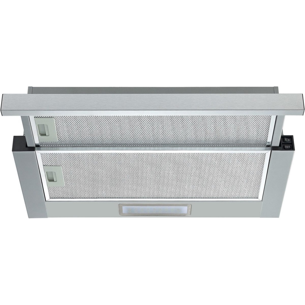 B Energy Rated 60cm Integrated Telescopic Cooker Hood - Stainless Steel