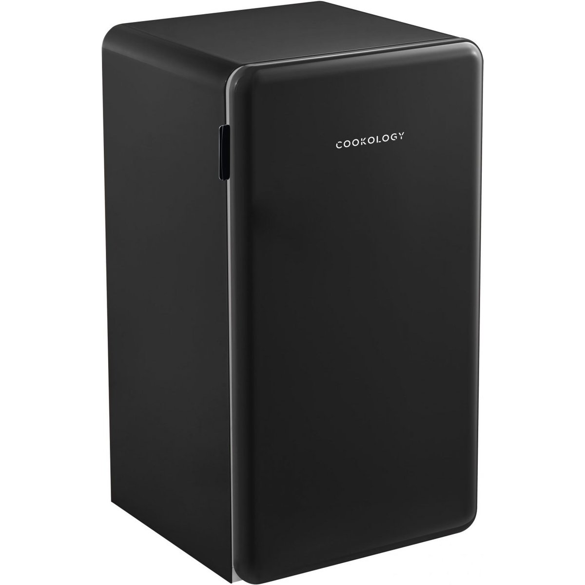 93L Black Retro Mini Fridge with Chiller Box
