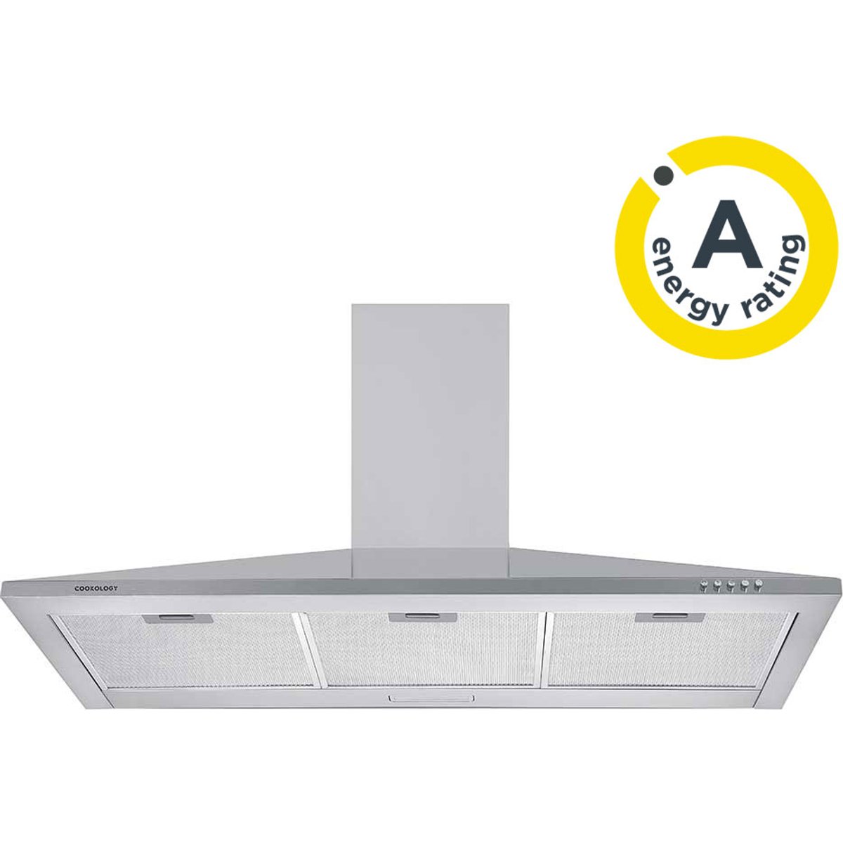 A Energy Rated 100cm Stainless Steel Cooker Hood