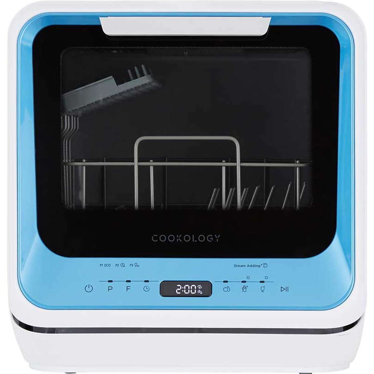 2 Place Setting Blue Mini Table Top Dishwasher