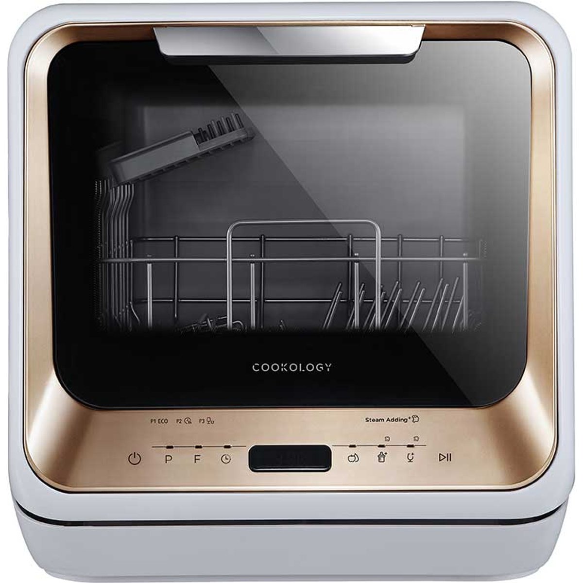 2 Place Setting Gold Mini Table Top Dishwasher