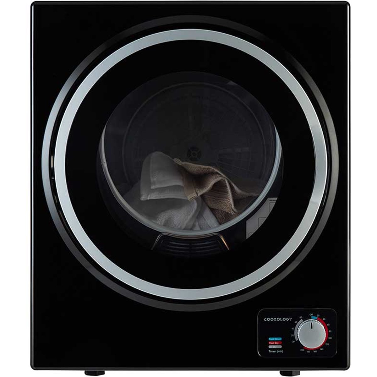 2.5kg Black Mini Tumble Dryer