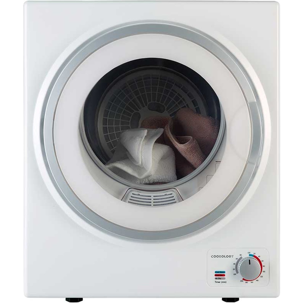 2.5kg White Mini Tumble Dryer