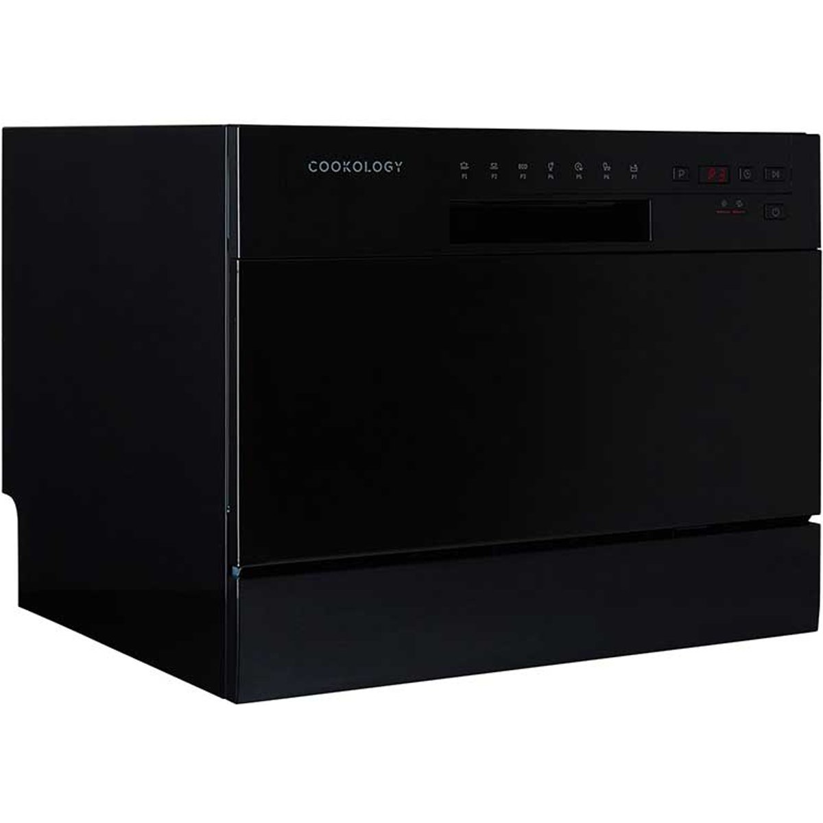 6 Place Setting Black Table Top Dishwasher