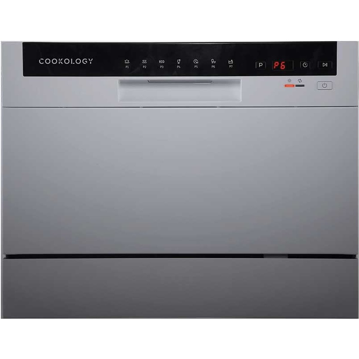 6 Place Setting Silver Table Top Dishwasher