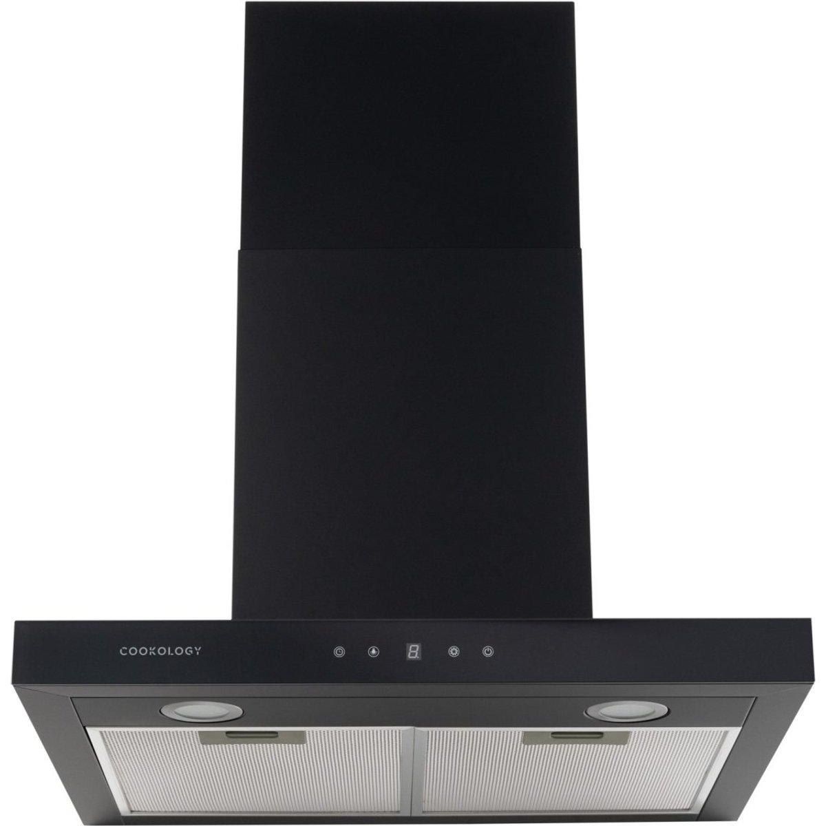 A++ Energy Rated 60cm Black Chimney Cooker Hood