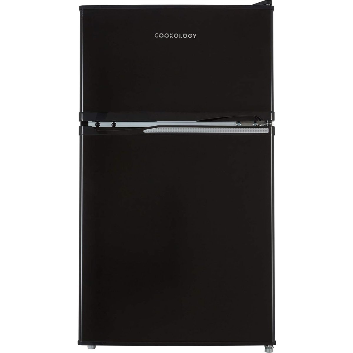 87L Black Freestanding Under Counter Fridge Freezer