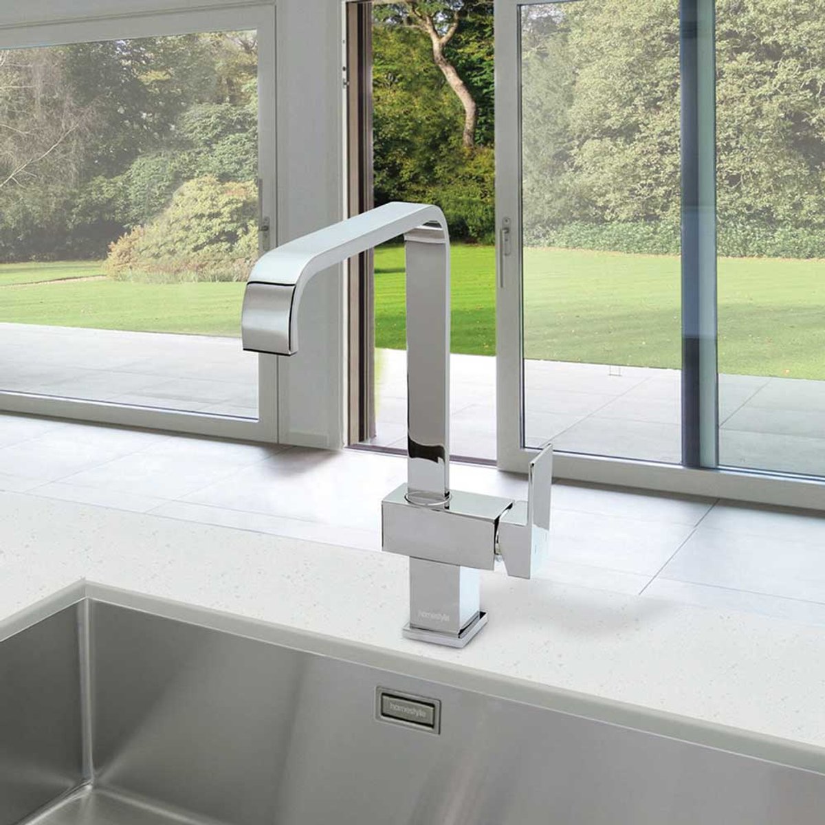 Elba Kitchen Mixer Tap - Chrome