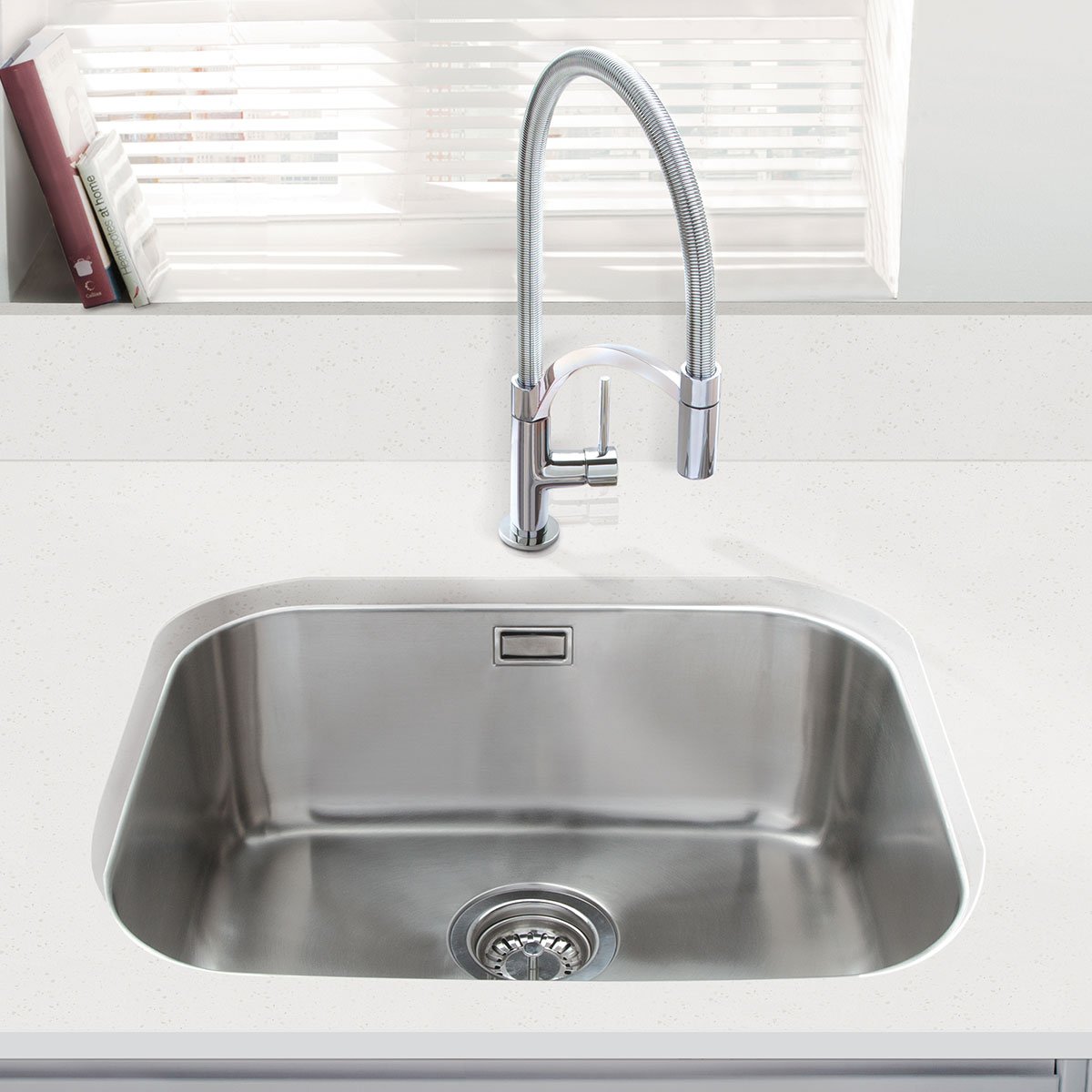 Prato Large Stainless Steel Single Undermount Sink