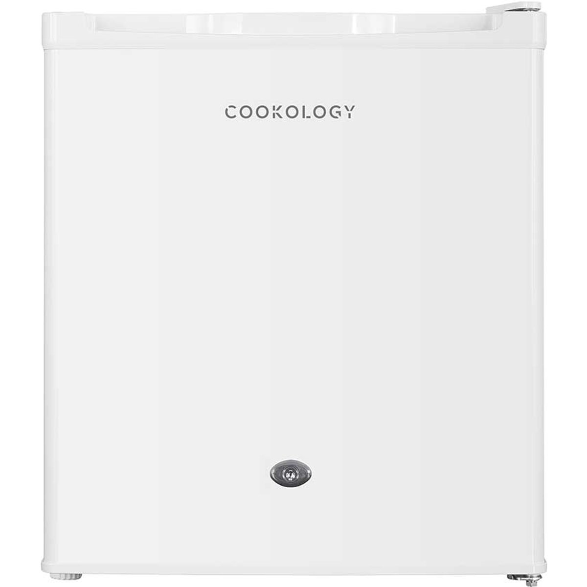 41L White Mini Fridge with Chiller Box and Lock