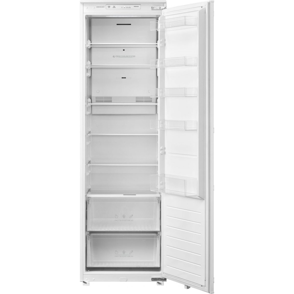 304 Litre Built-in Integrated Larder Fridge - White