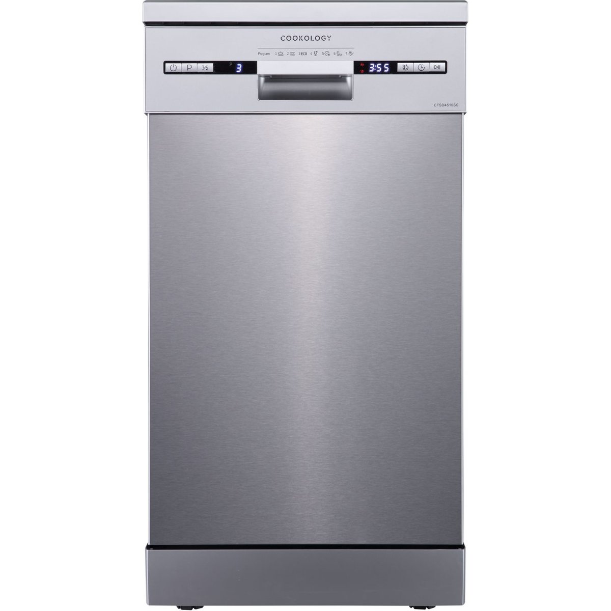 10 Place Setting Stainless Steel Slimline Dishwasher