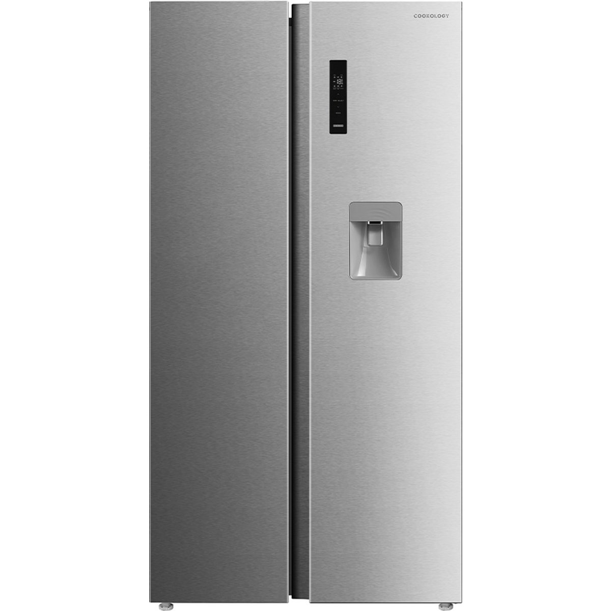 American Style 548 Litre Fridge Freezer with Water Dispenser - Inox