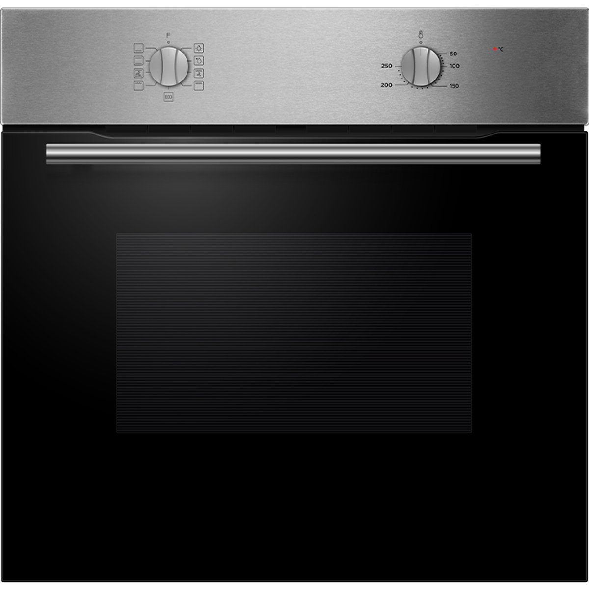 65L Stainless Steel Built-In Electric Fan Oven - Energy Rating A