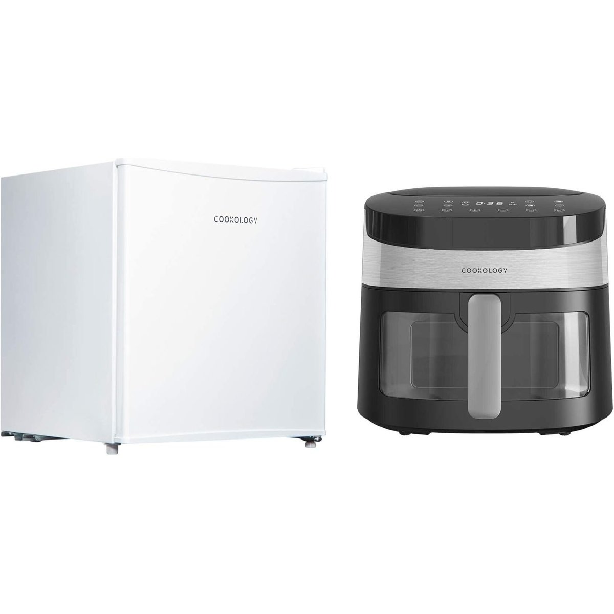 7.2L Digital Air Fryer & 45L Table Top Mini Fridge