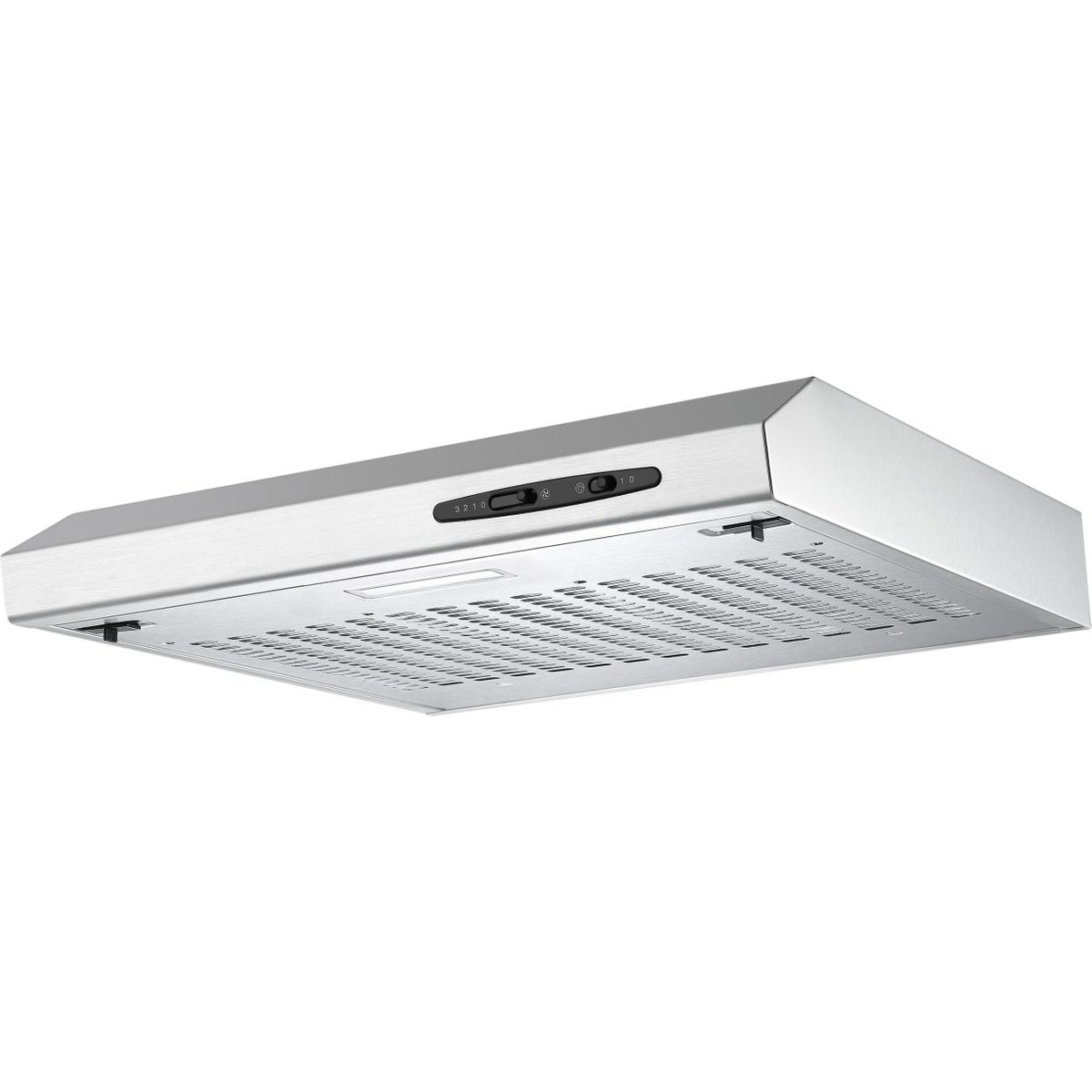 60cm Stainless Steel Visor Cooker Hood - Slide Controls, LED Light