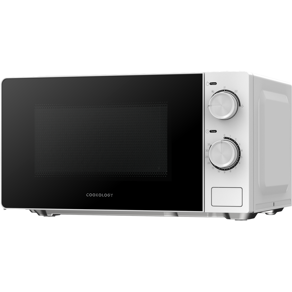 20L Freestanding Microwave Oven with Mechanical Controls 700W - White
