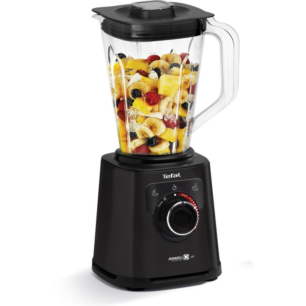 Tefal PerfectMix Tritan BL88A840 High Speed Blender - 2L - Removable Blades - Black