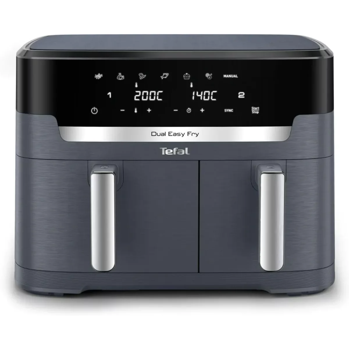 Tefal Easy Fry Dual XXL EY942BG0 Air Fryer - Java Pepper, 11L