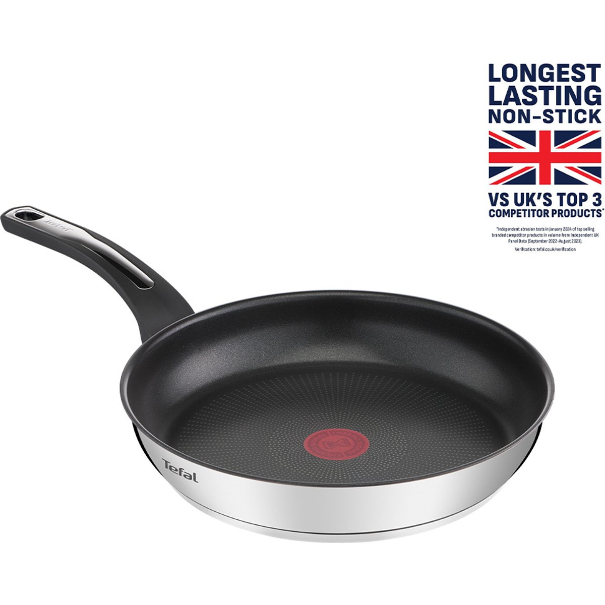 Tefal Emotion E3000404 24CM Frying Pan - Black