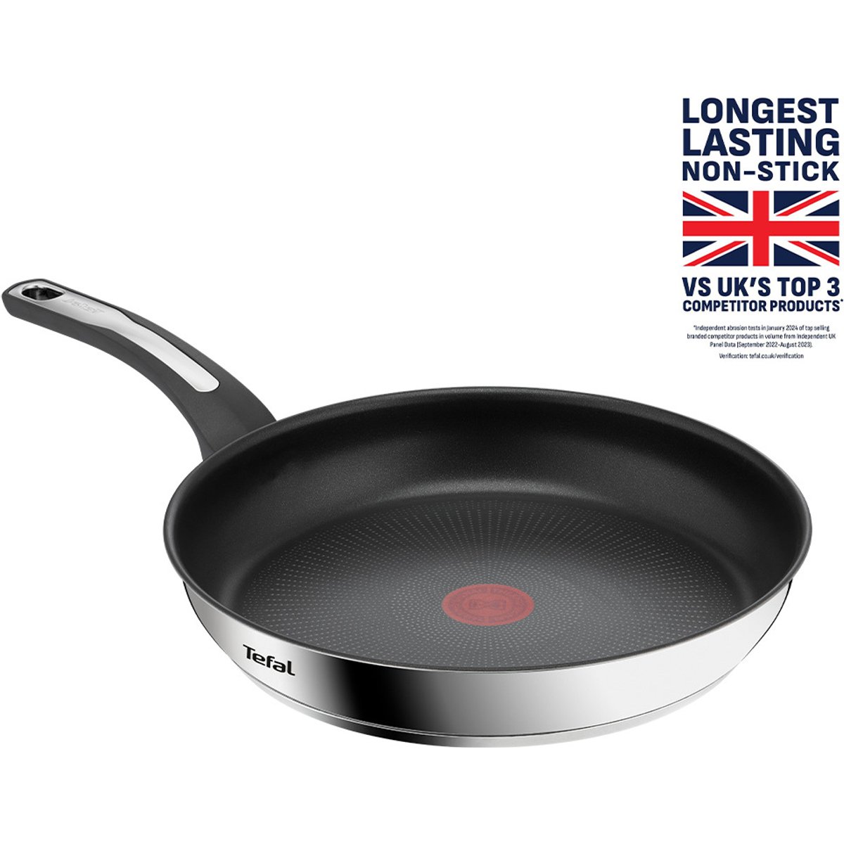Tefal Emotion E3000704 30CM Frying Pan - Black