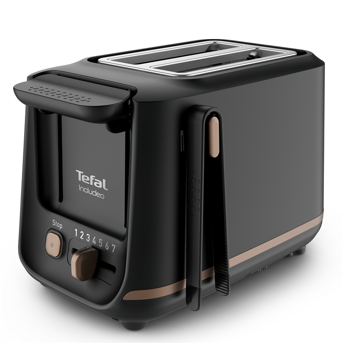 Tefal Tefal Includeo TT533840 2-Slice Toaster - Black