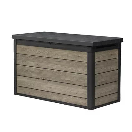 Keter Kussenbox Signature Ashwood - Houtlook - Bruin - 757l - 151,7x72,5x90cm
