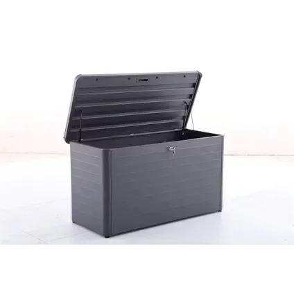 Central Park Kussenbox Strongbox - Staal - Antraciet - 500l - 62x134x71cm