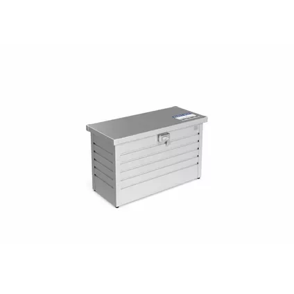Biohort Kussenbox Pakket-box 100 - Metaal - Zilver Metallic - 101x46x61cm