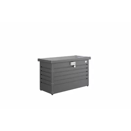 Biohort Kussenbox Pakket-box 100 - Metaal - Donkergrijs Metallic - 101x46x61cm