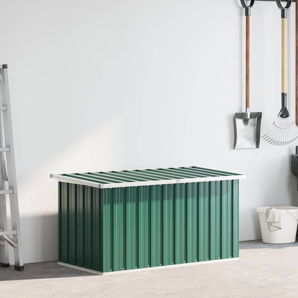 vidaXL Tuinbox Groen 129x67x65 cm